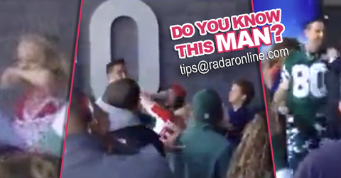 //jets fan punches women button