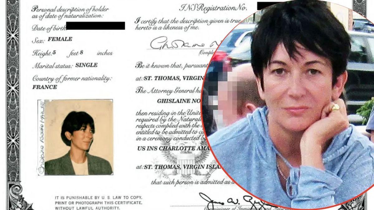 Ghislaine Maxwell and citizenship record