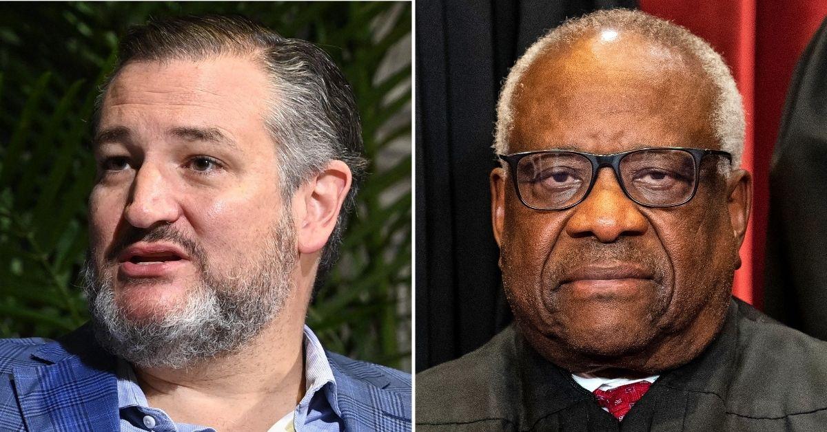 Ted Cruz Rages About 'Political Smear Job' Against Clarence Thomas