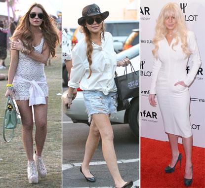 //lindsay lohan worst wackiest dressed of the year