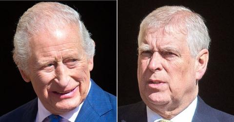 Photo of King Charles and Prince Andrew