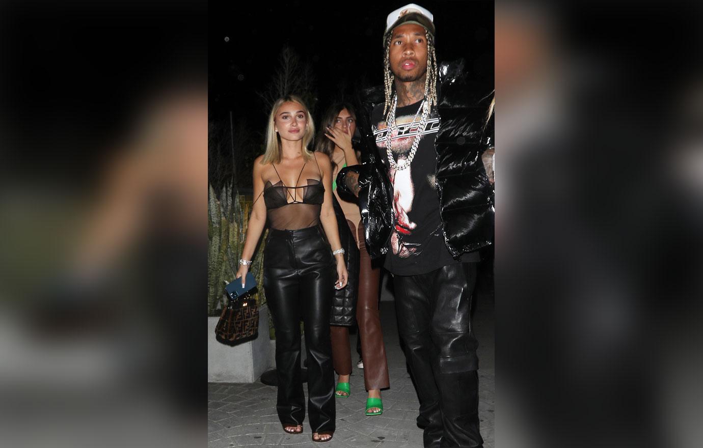 tyga engagement rumors girlfriend camaryn swanson diamond ring finger photos