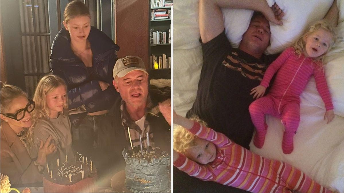 image of Rebecca Gayheart shared emotional pictures of Eric Dane and their daughters on February 21.