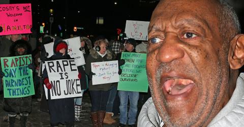 Protesters At Bill Cosby's Show In Canada