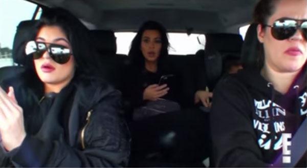 //kardashians park handicapped spots texting driving