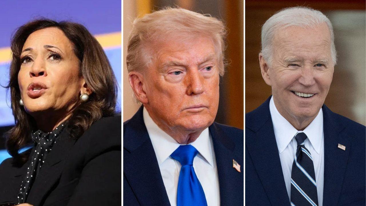 Kamala Harris criticized Trump and Biden on Israel.