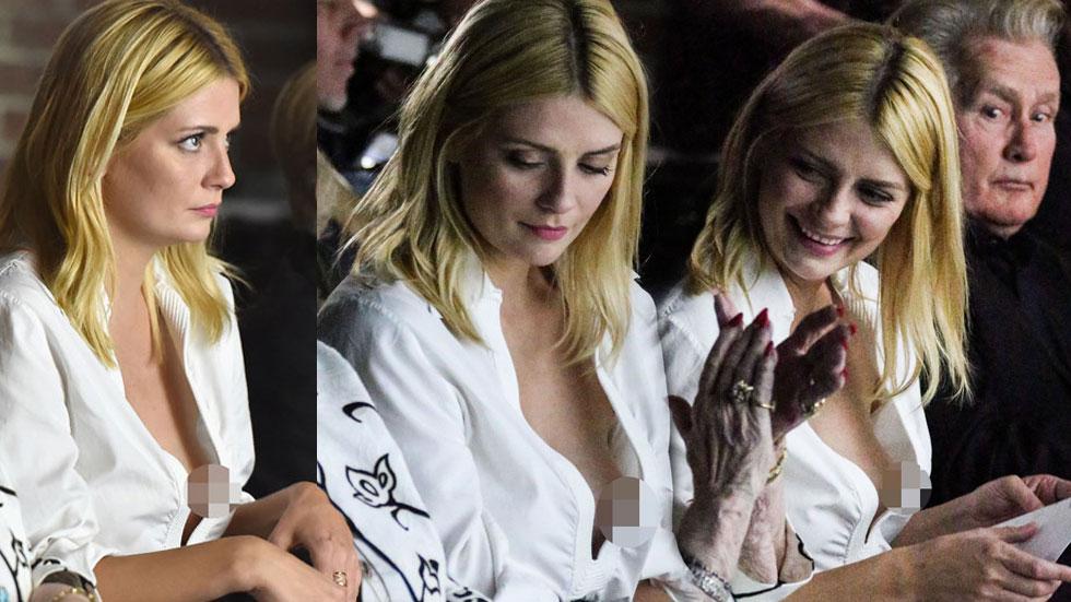 Mischa Barton Has Wardrobe Malfunction