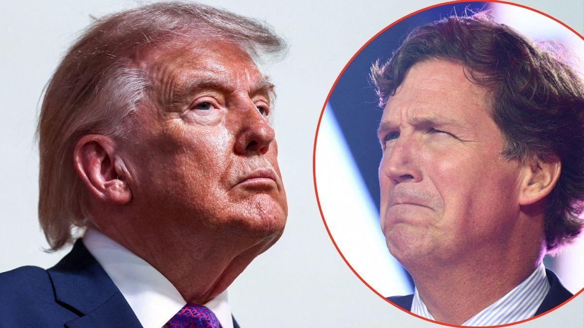 Photo of Donald Trump, Tucker Carlson