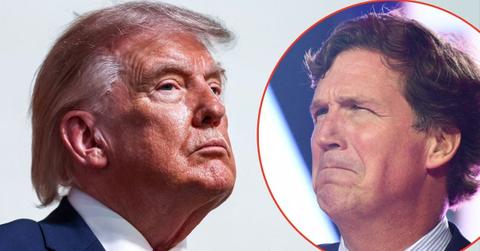 Photo of Donald Trump, Tucker Carlson