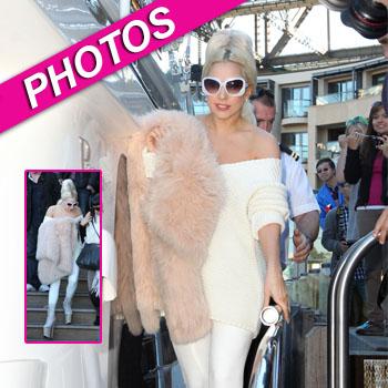 Lady Gaga Makes Waves In Crazy High Heeled Boots!