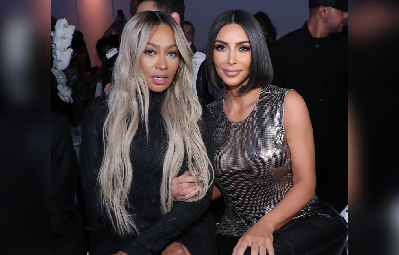 Kim Kardashian and La La Anthony