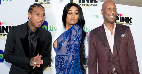 Kardashian Exes Blac Chyna Tyga Lamar odom same event