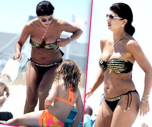 //teresa giudice bikini beach rhonj jersey shore tall