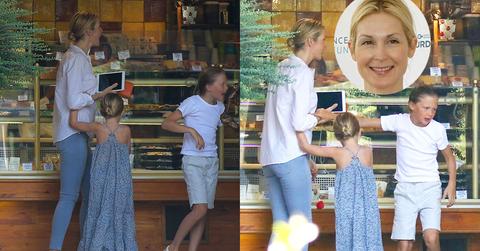 Kelly Rutherford Reunited With Children In France