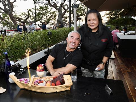 caesar milan at yamashiro with chef vallerie archer