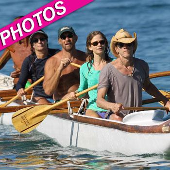 //kevin bacon kyra sedgwick maui canoe