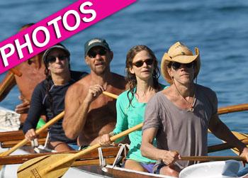 //kevin bacon kyra sedgwick maui canoe