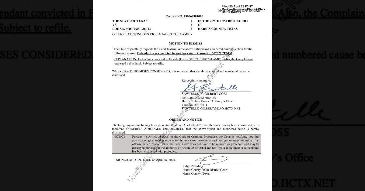 Photo of Michael Lohan's charge dismissed