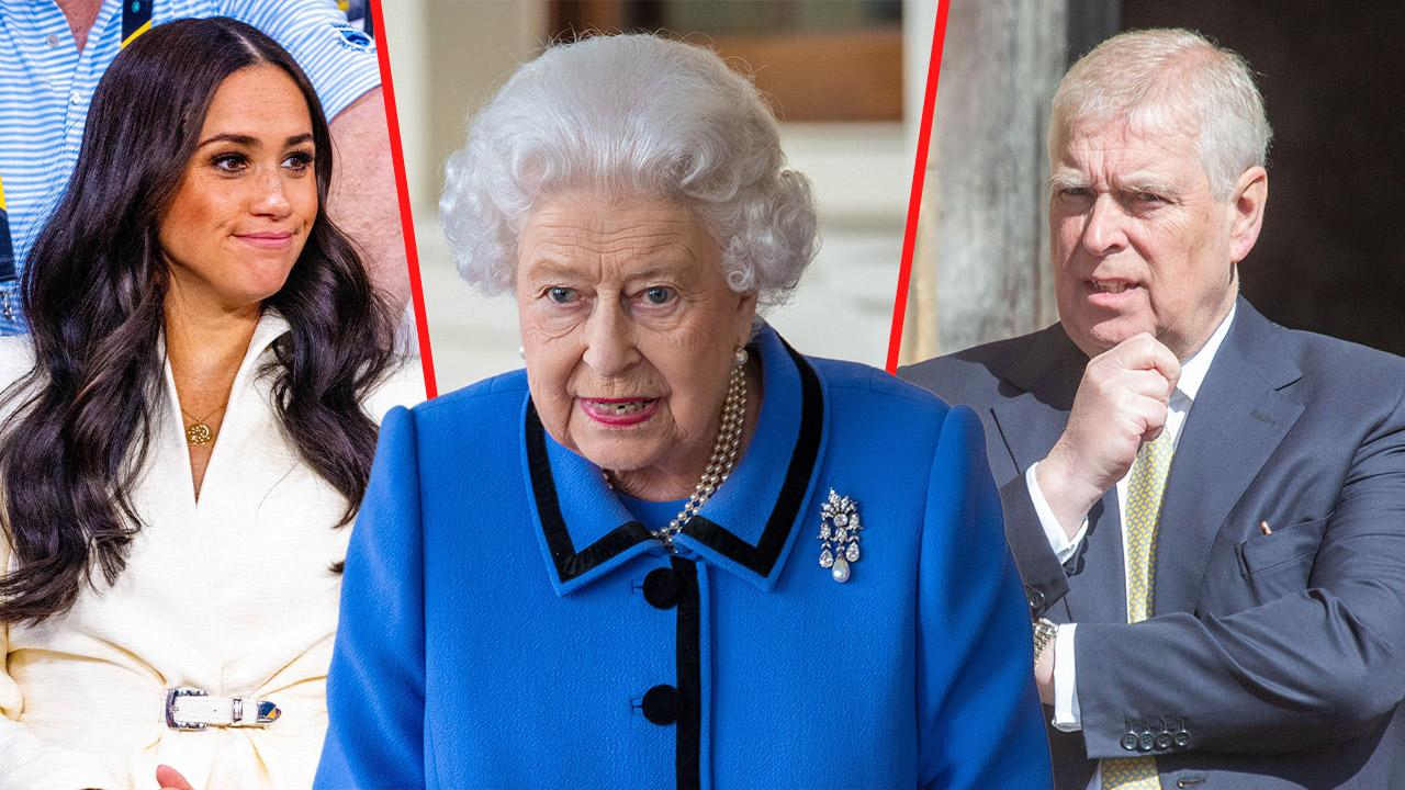 Queen Elizabeth allegedly snubbed Meghan Markle and Prince Andrew from her will.