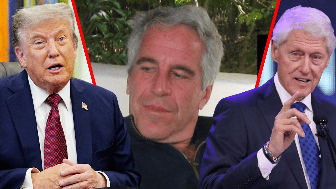 Photo of Donald Trump, Jeffrey Epstein, Bill Clinton