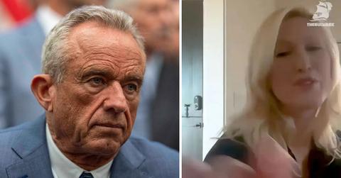 Split photo of Robert F. Kennedy Jr., Olivia Nuzzi