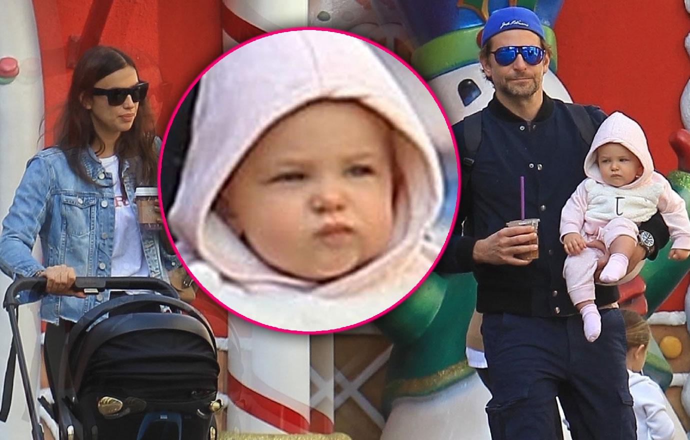 Bradley Cooper And Irina Shayk Take Daughter To Santa