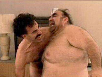 //sascha baron cohen borat nude scene