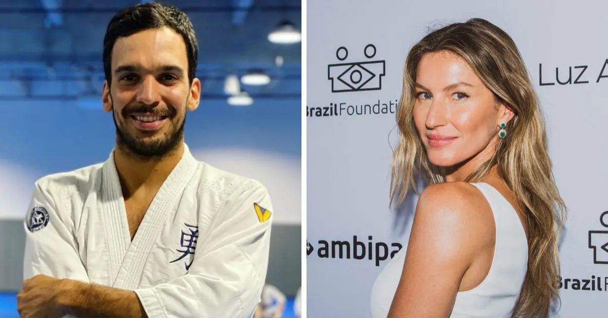 Split photo of Joaquim Valente, Gisele Bündchen