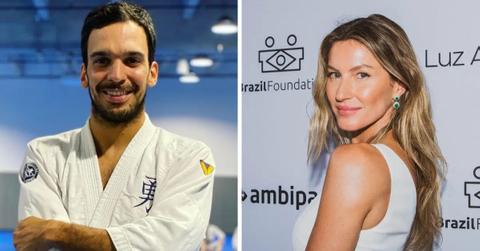 Split photo of Joaquim Valente, Gisele Bündchen