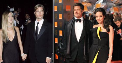 Photo of Brad Pitt, Jennifer Aniston, Angelina Jolie