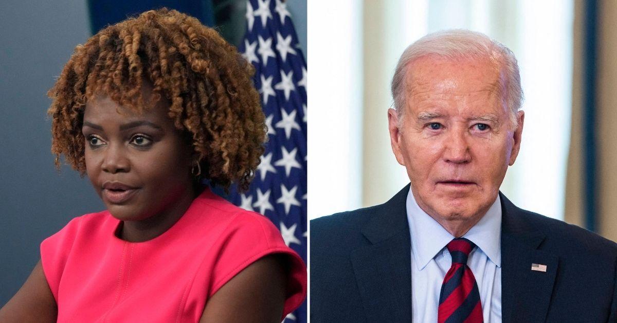 karine jean pierre ends interview host asks if joe biden has dementia