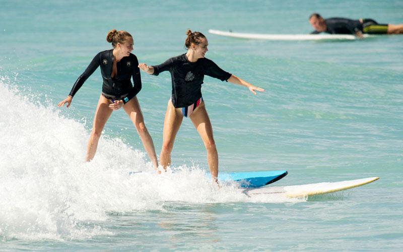 Cara Delevingne Suki Waterhouse Bikini Surfing