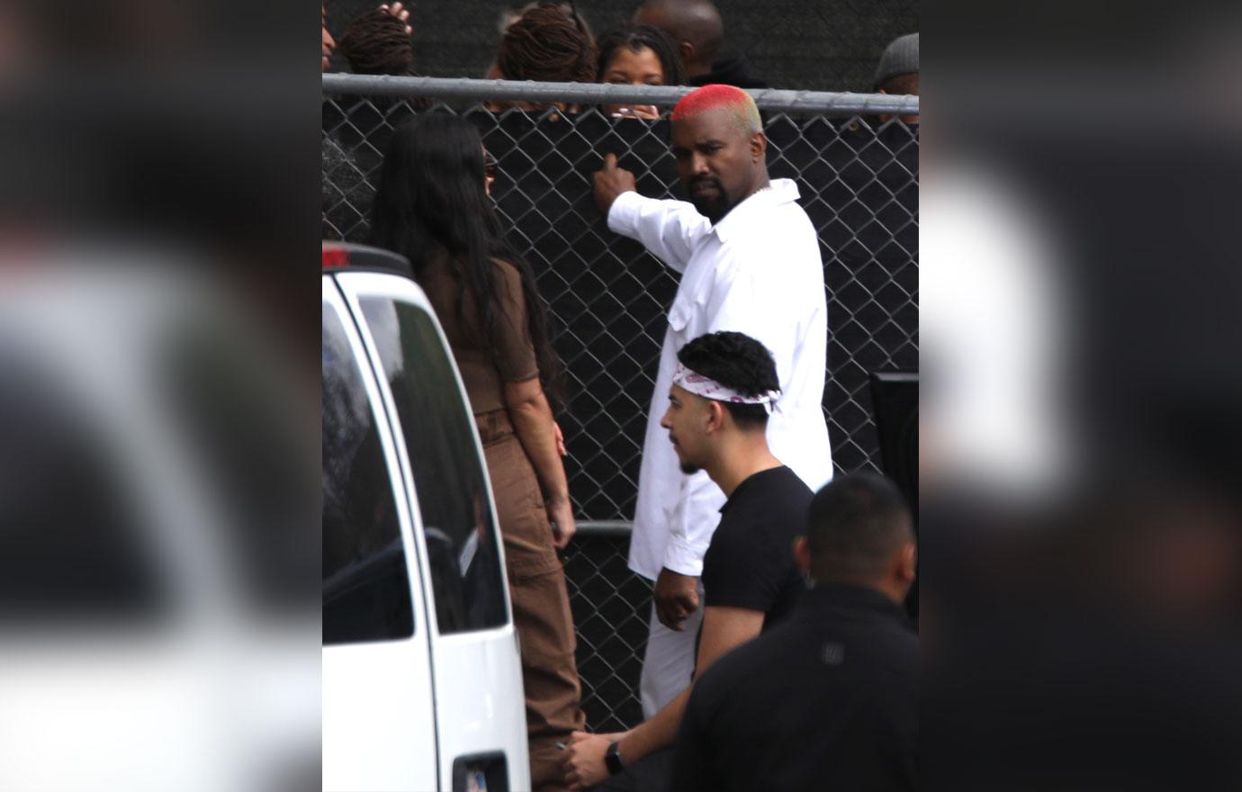 Kardashians Leave Kanye West's Church Gathering Amid Khloe Drama