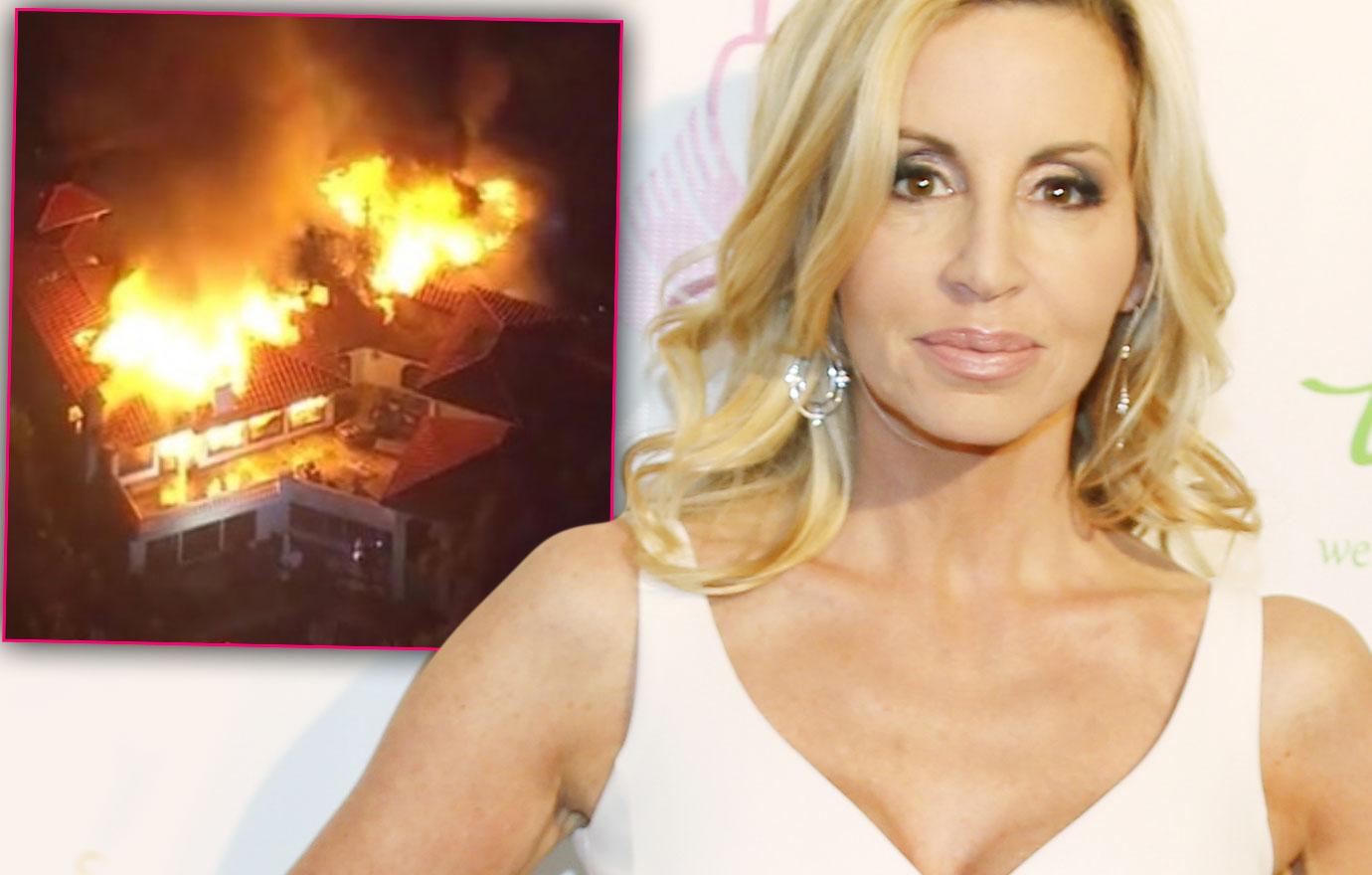 Camille Grammer's Wedding Dress Saved After House Burned Down