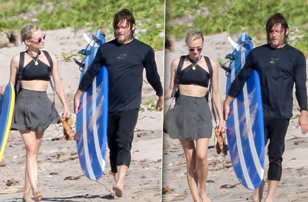 Diane Kruger Norman Reedus Surf Costa Rica