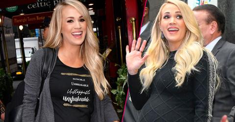 Carrie Underwood Shows Off Her Baby Bump