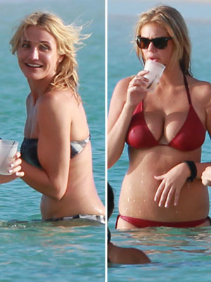 Bikini Babes Kate Upton Cameron Diaz Leslie Mann Show Off