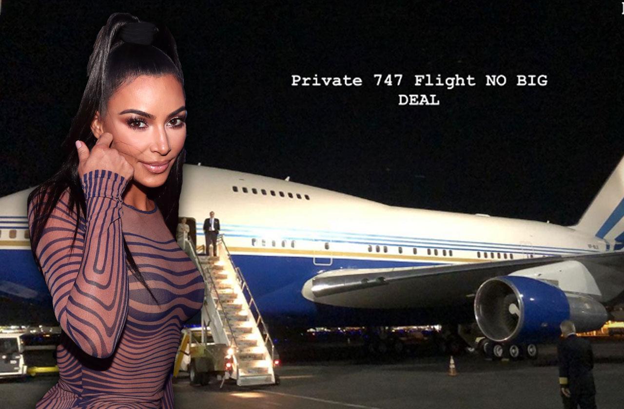 //kim kardashian private jet boeing  pp