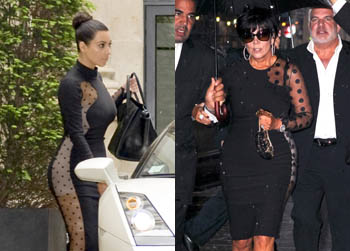 //kim kardashian steal style mom