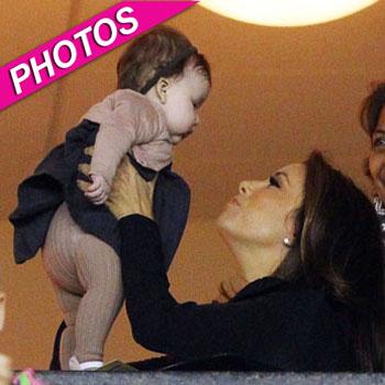 //eva longoria harper beckham cute