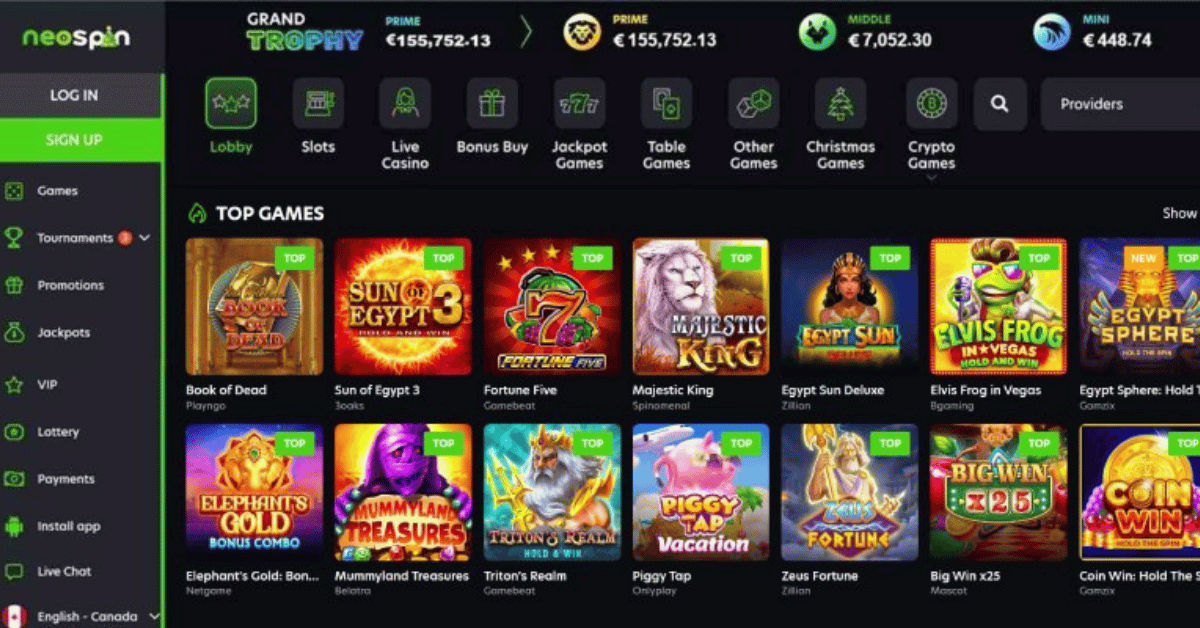 best online casinos in canada for real money  top  list