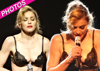//madonna bra panties stage