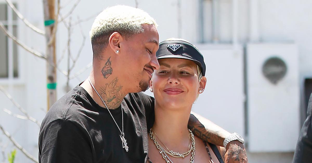 Amber Rose's Cheating Baby Daddy Alexander 'AE' Edwards Parties With BFF  Tyga After Messy Breakup