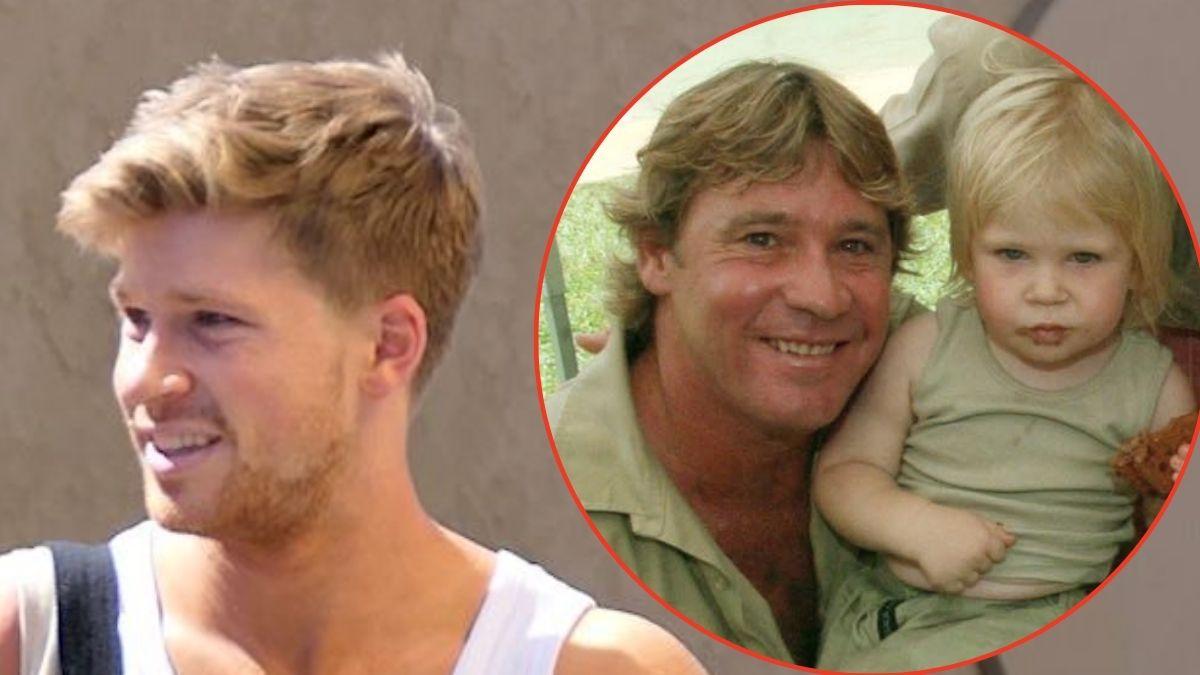 Photo of Robert and Steve Irwin