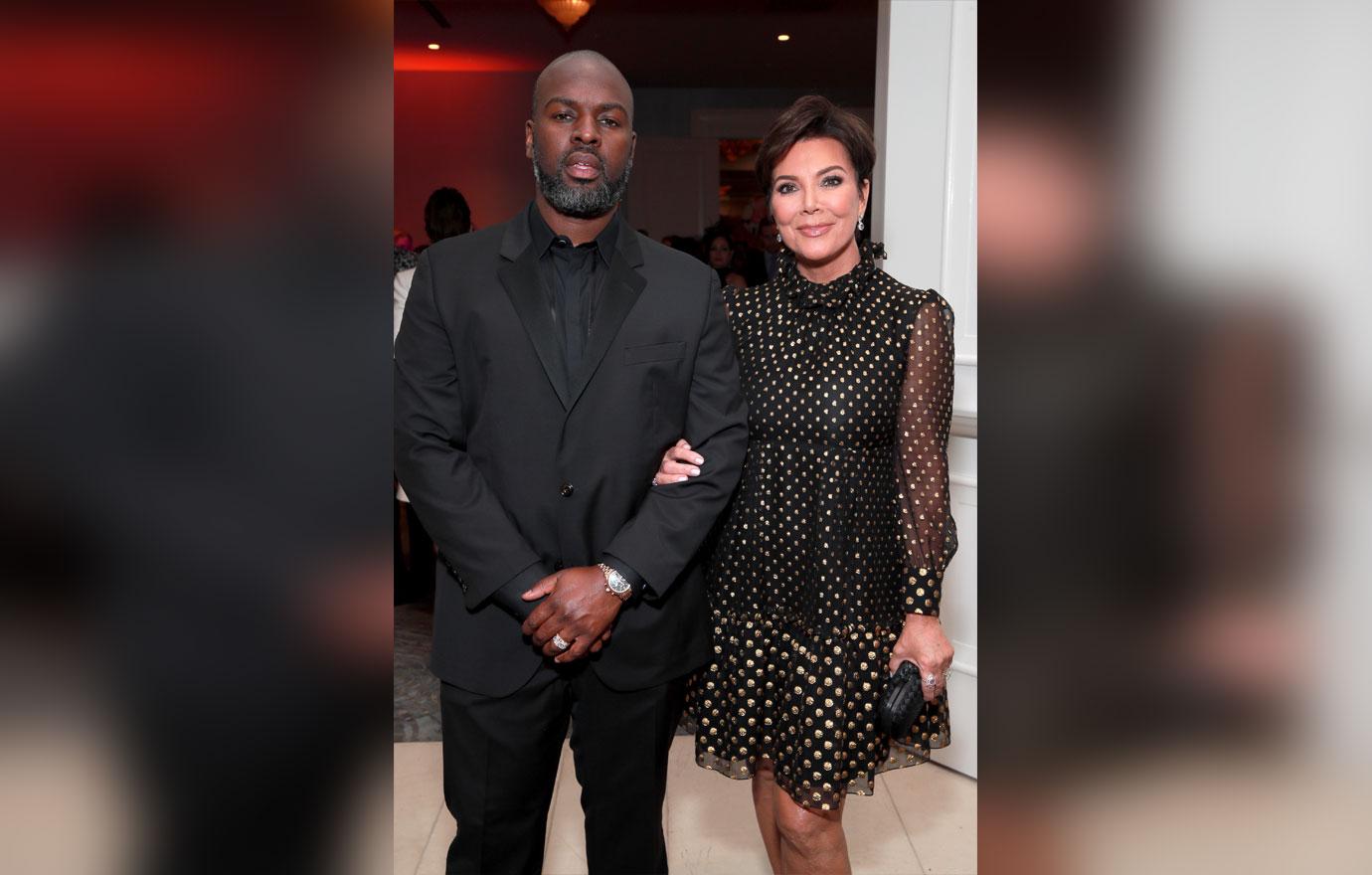 Kris Jenner And Corey Gamble Attend MS Gala