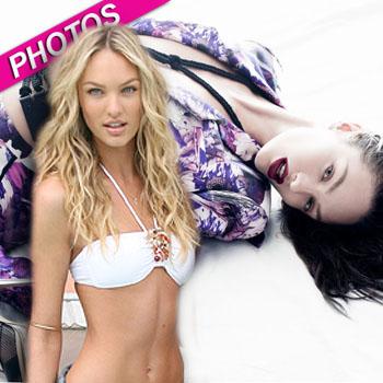 Victoria's Secret model Candice Swanepoel heats up Brazil with skimpy  leopard bikini