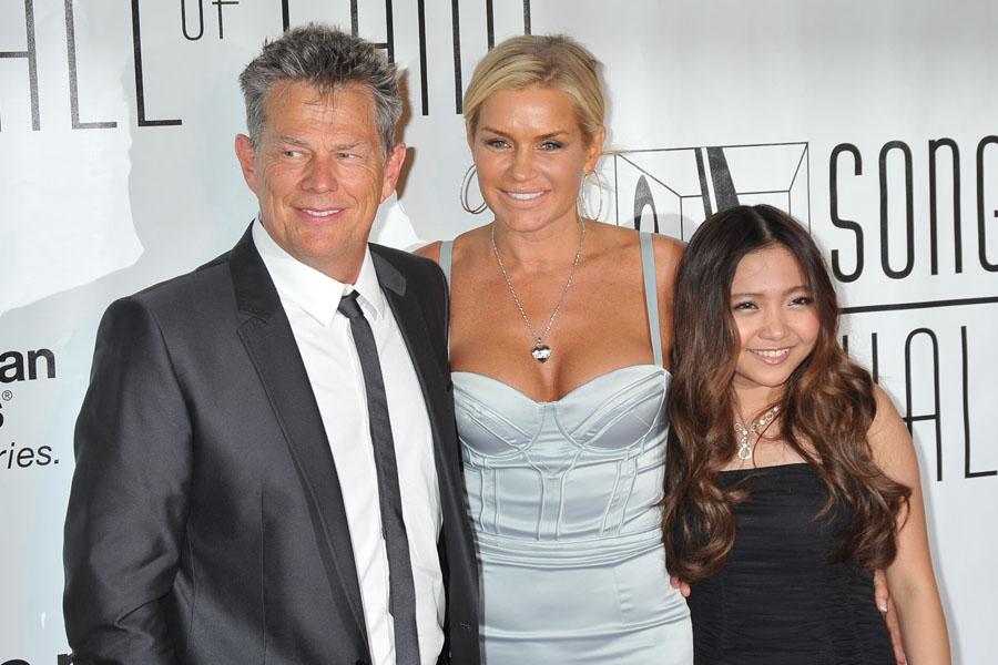 David Foster, Yolanda Hadid, and Charice