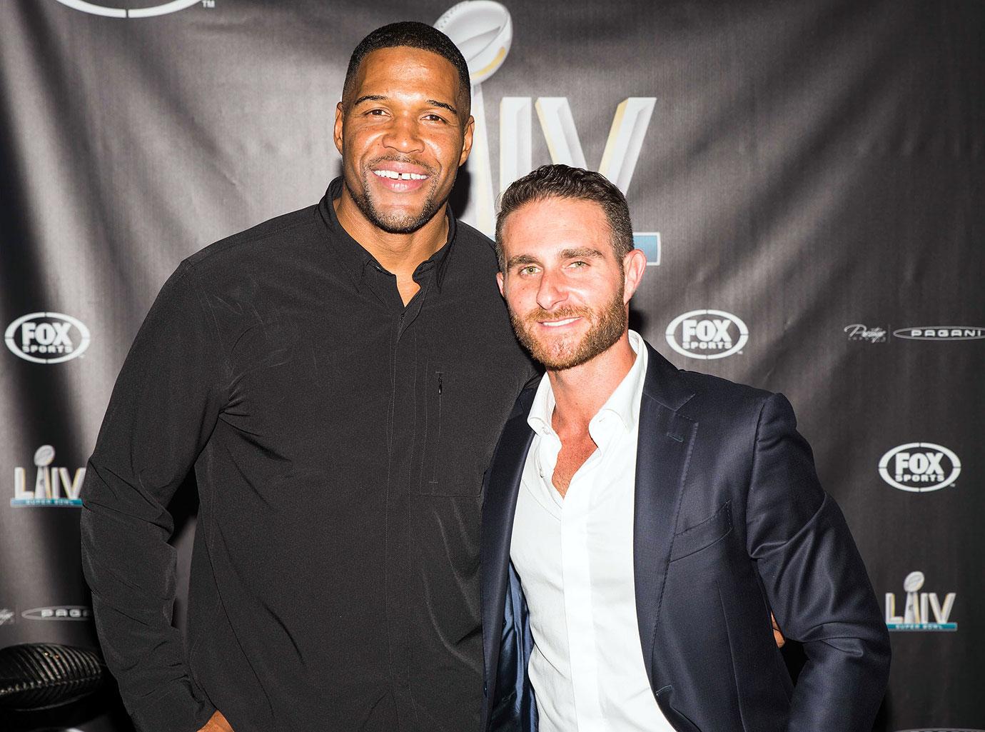 Michael Strahan and Brett David