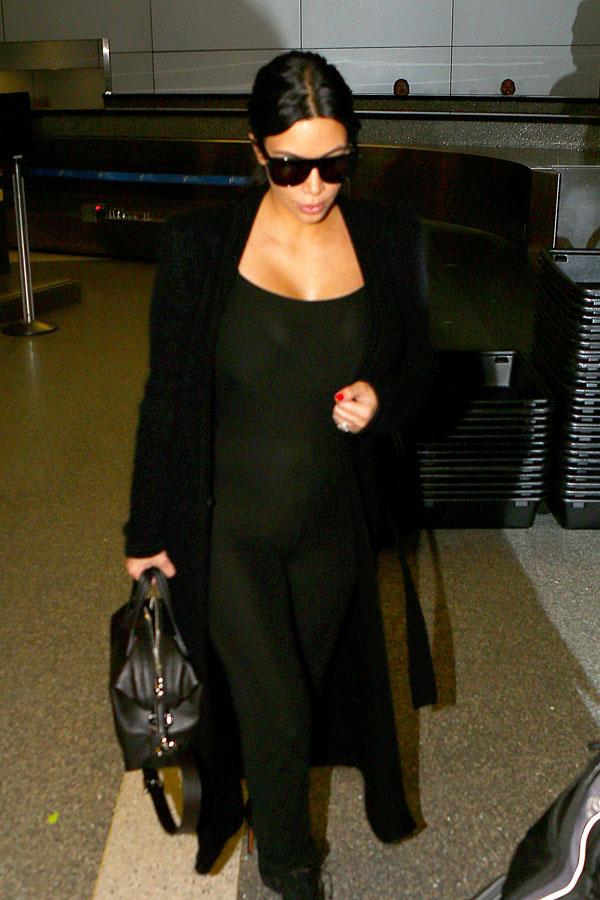 kim kardashian pregnant bump changing