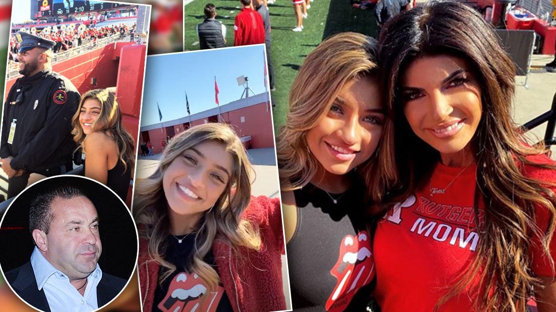 Teresa Giudice At Football Game With Gia Amid Joe Deportation